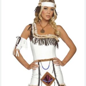 Women's 4Pc Chief Halloween Costume Medium/Large